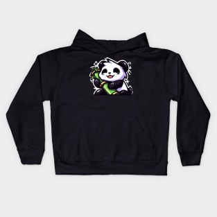 feliz por la comida Kids Hoodie